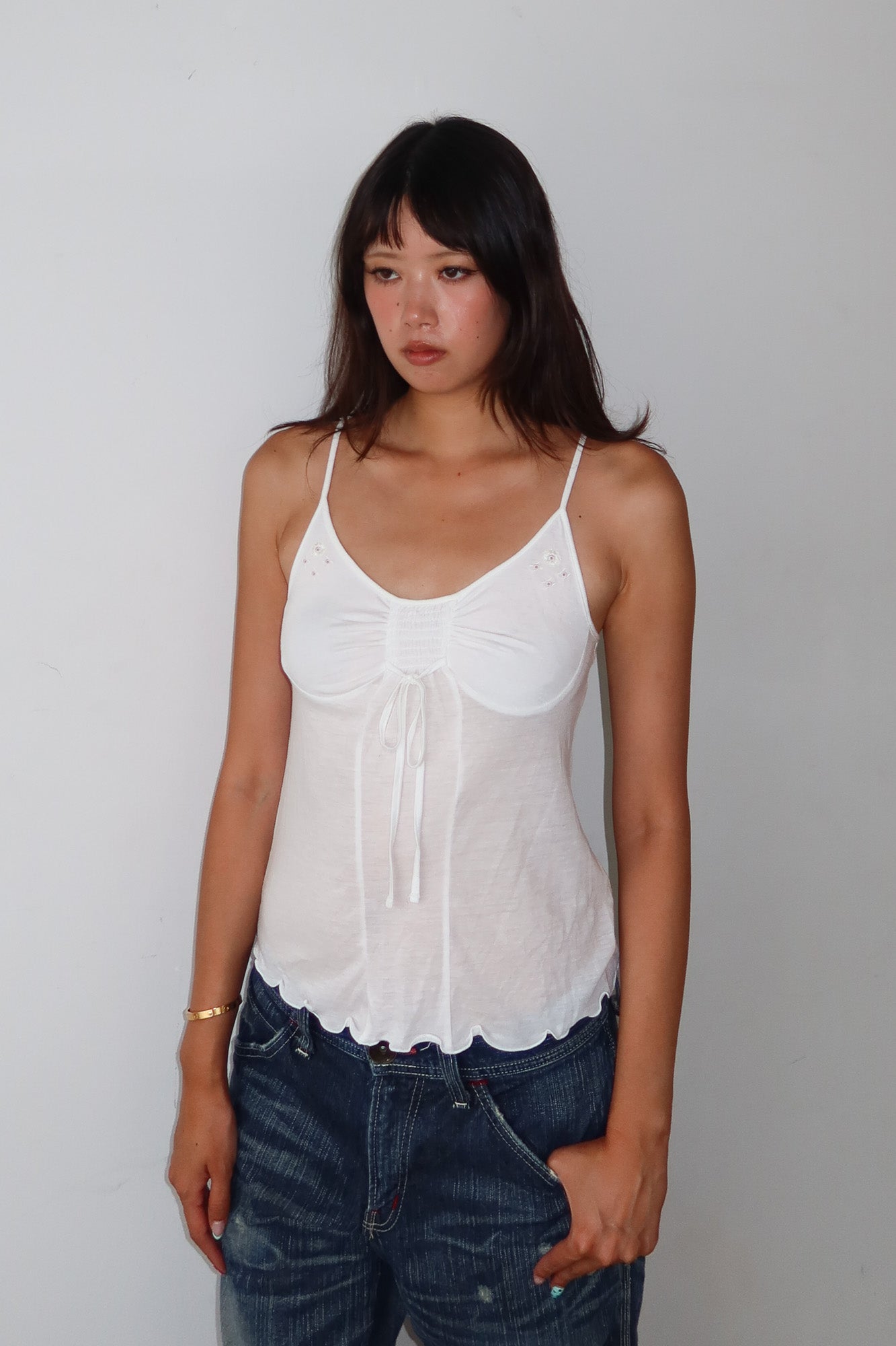 marithé françois girbaud | ruched camisole