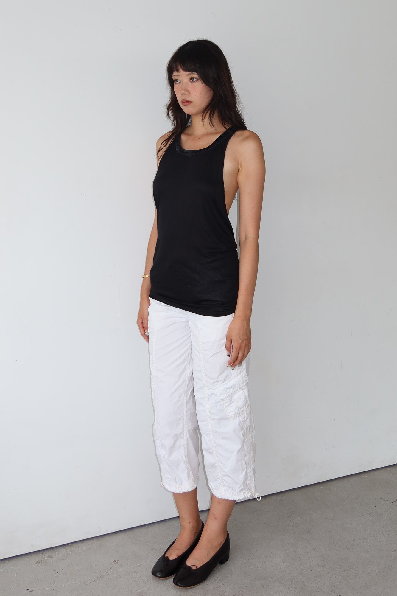 thomas wylde | backless black tank