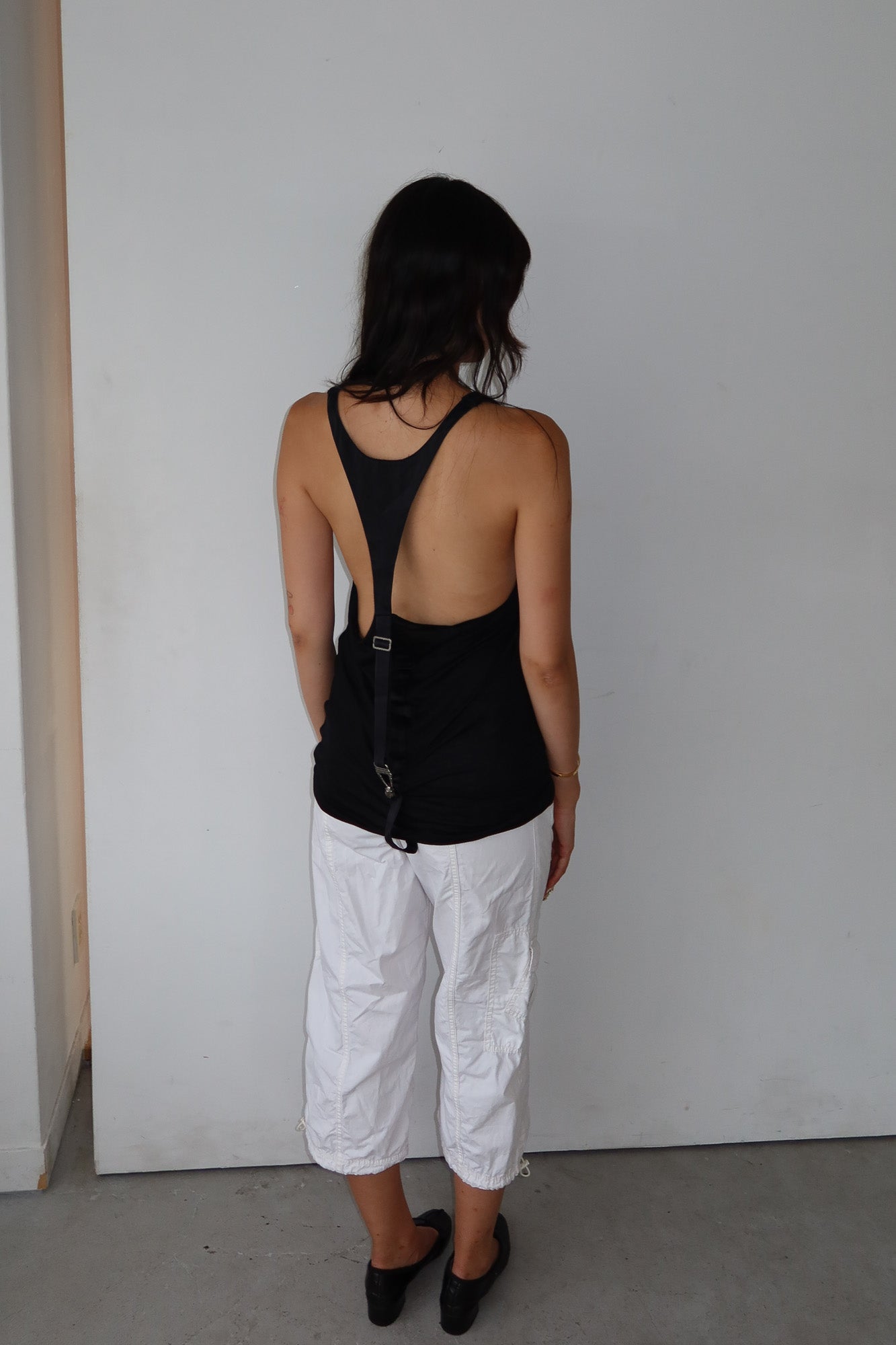 thomas wylde | backless black tank