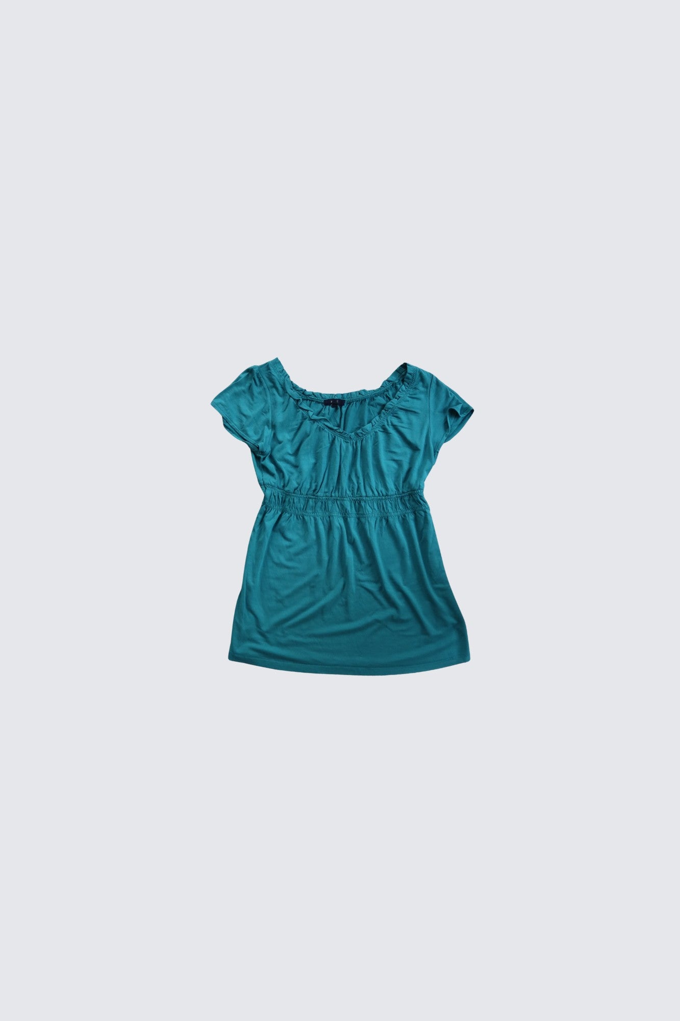turquoise top