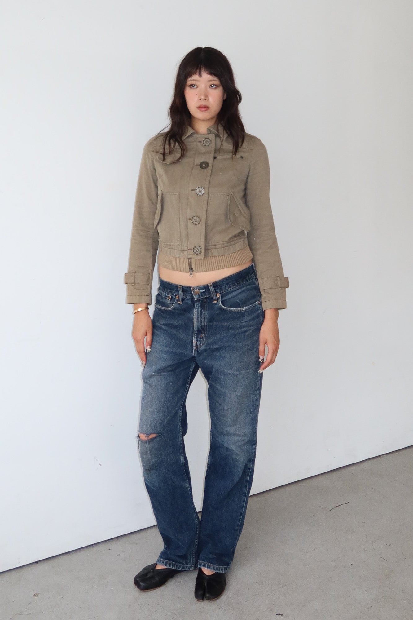 burberry blue label | khaki jacket