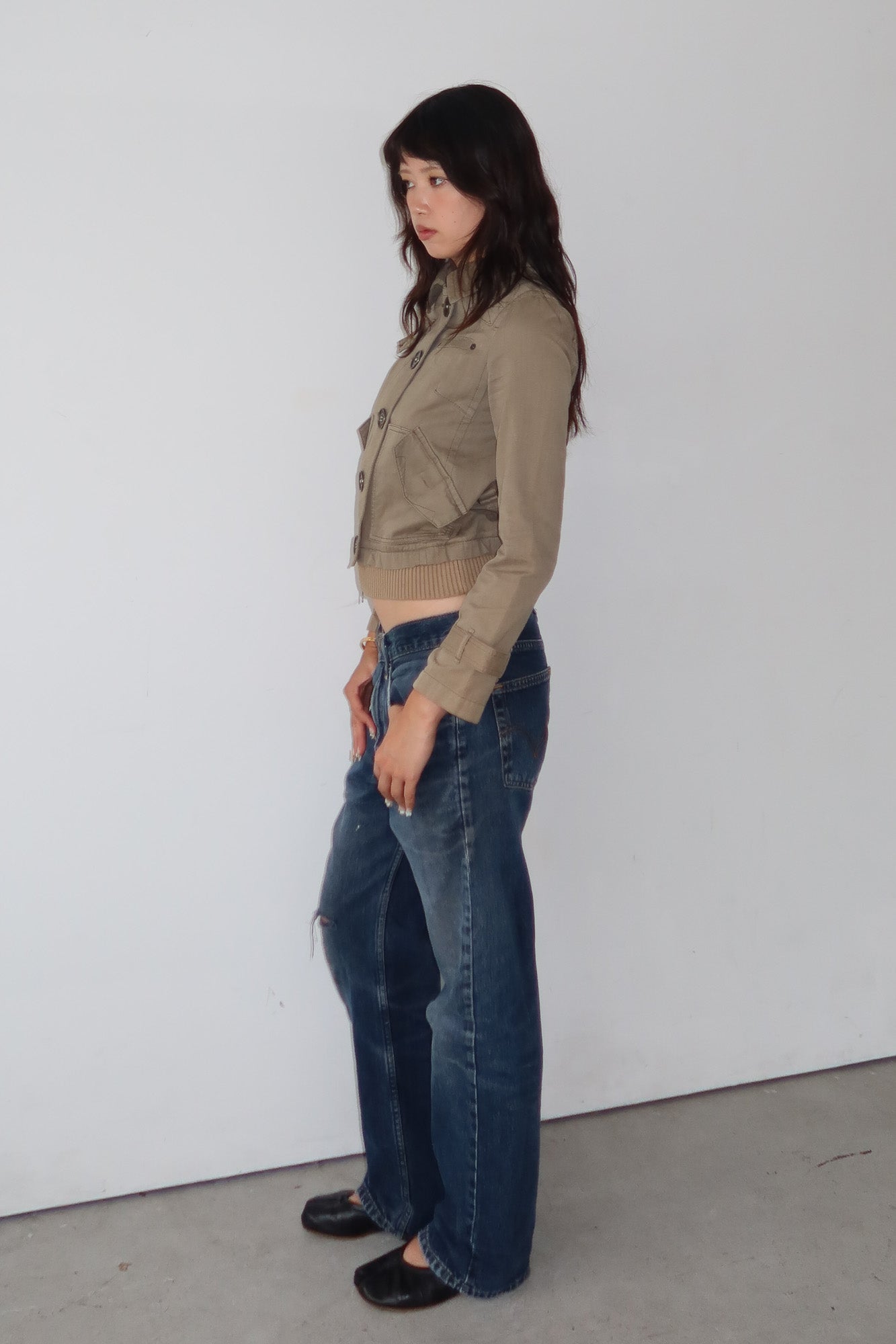 burberry blue label | khaki jacket