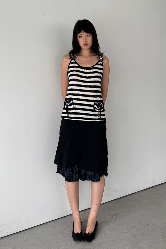 layered pocket skirt