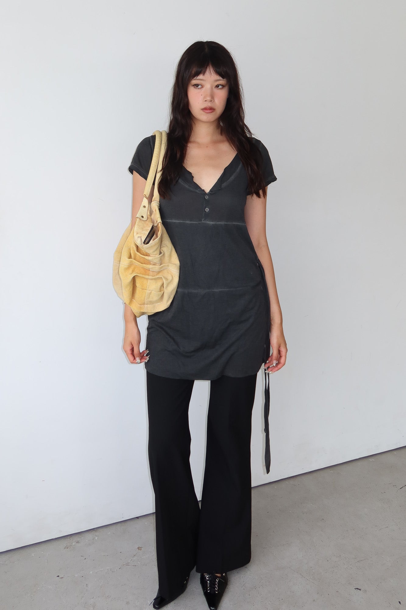 collection privée | canvas & leather bag
