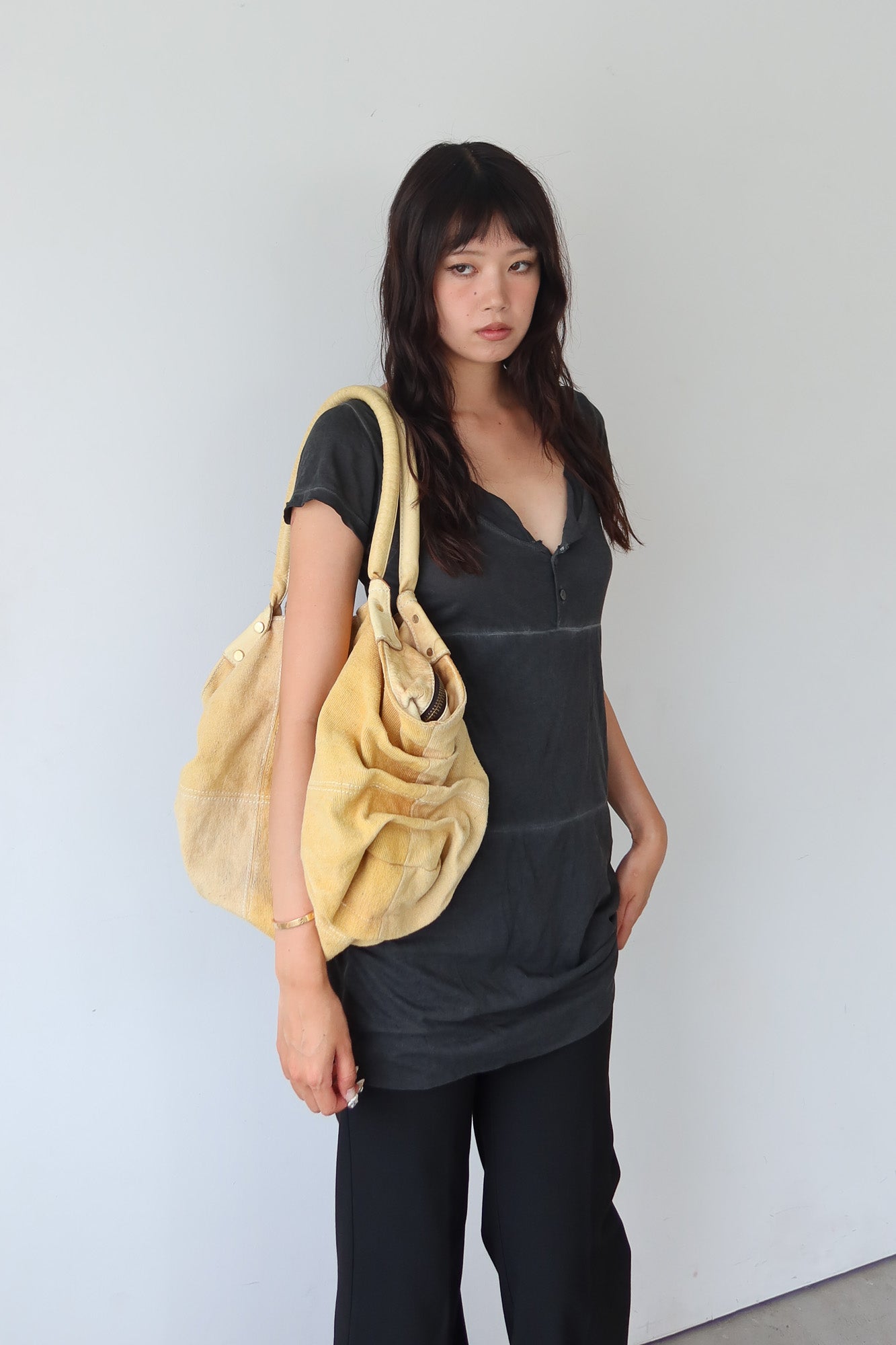 collection privée | canvas & leather bag