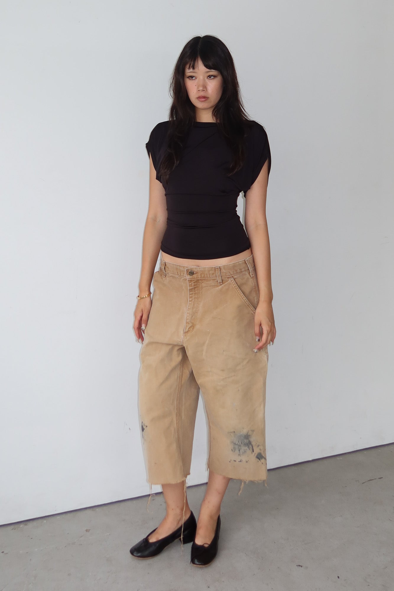 carhartt | paint splatter cargo capris