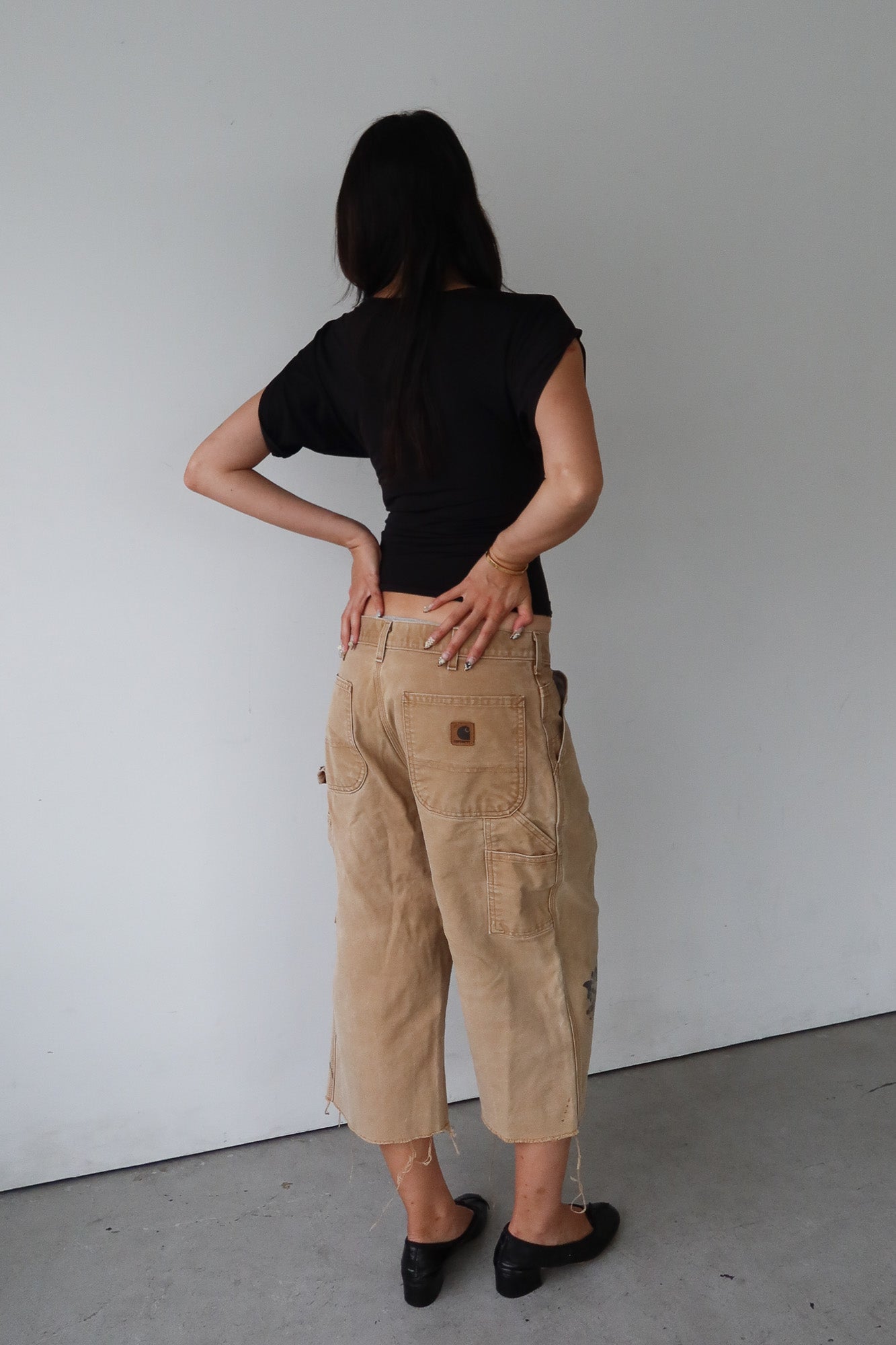 carhartt | paint splatter cargo capris