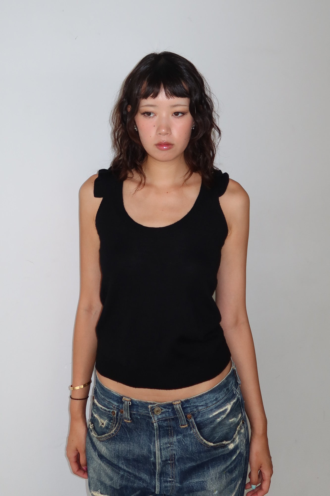chloé | wool ruffle top
