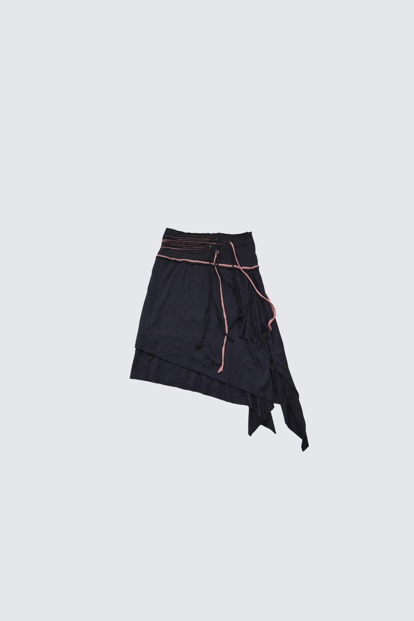 cop copine | asymmetrical ribbon skirt