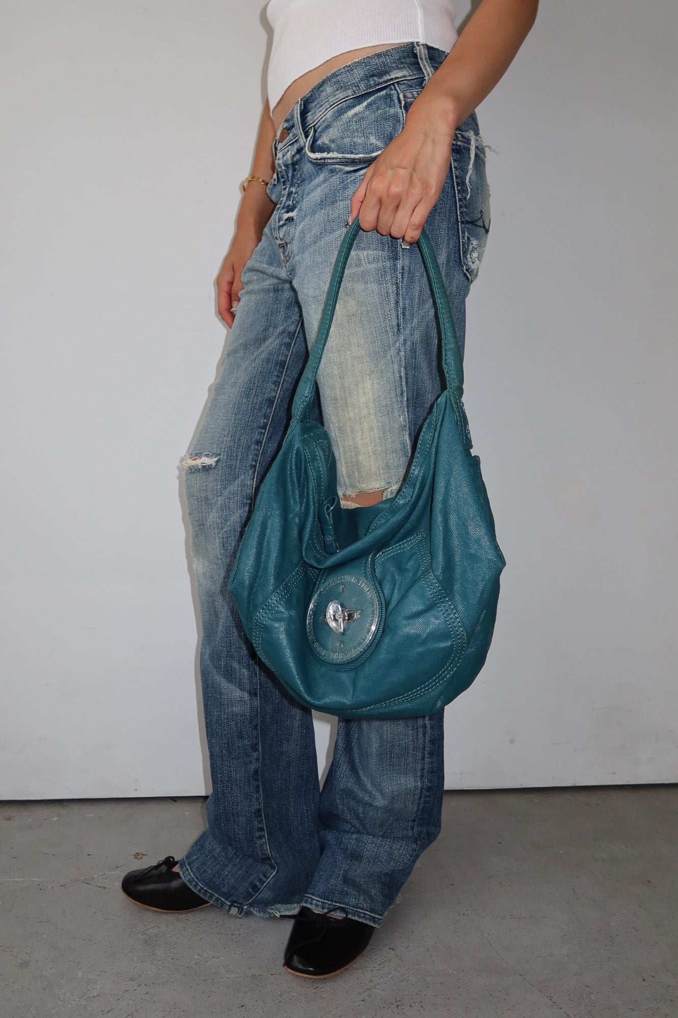 diesel | button bag