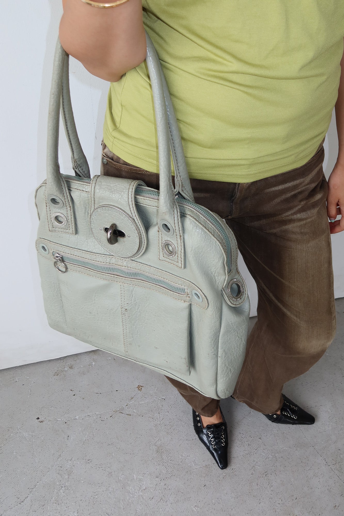 diesel | button bag