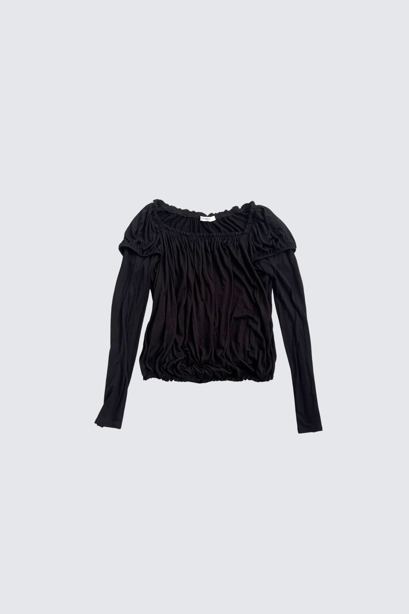 givenchy | slouchy off-shoulder layered top