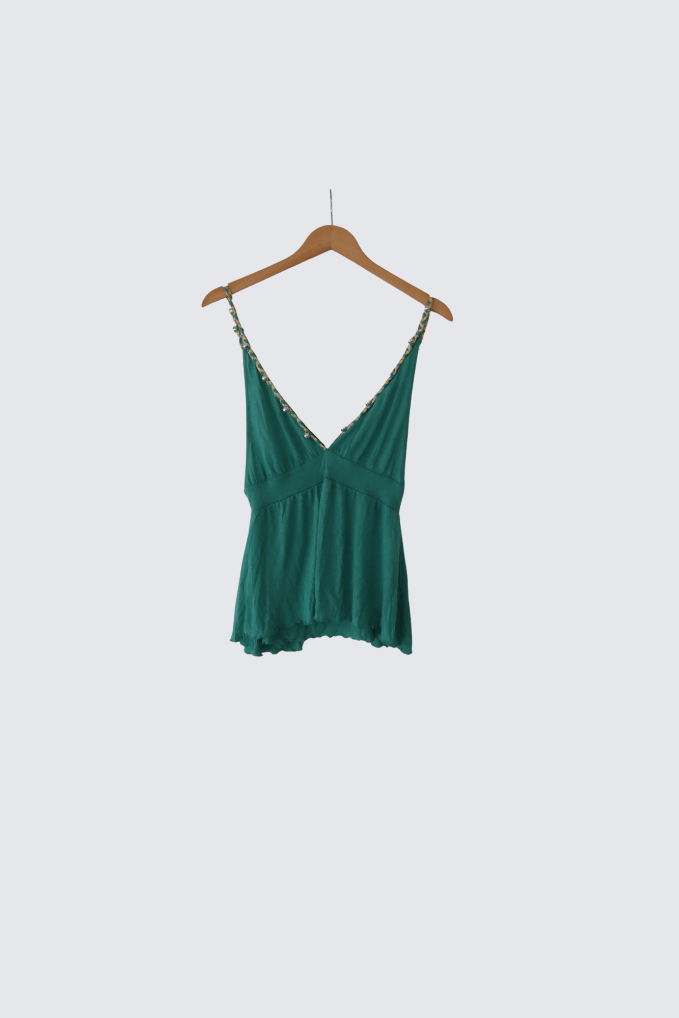 see by chloé | beaded turquoise camisole