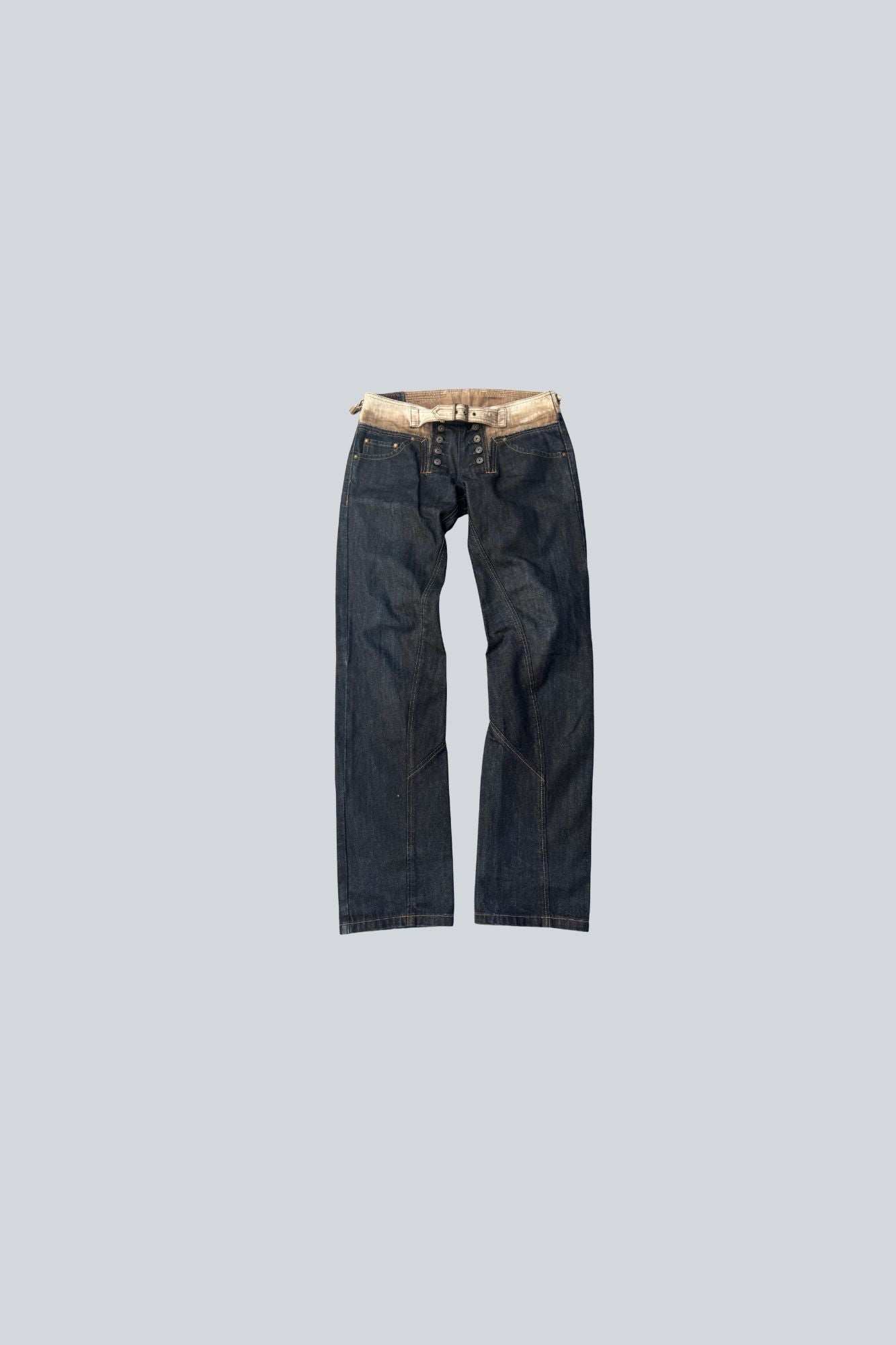 marithé françois girbaud | belted jeans
