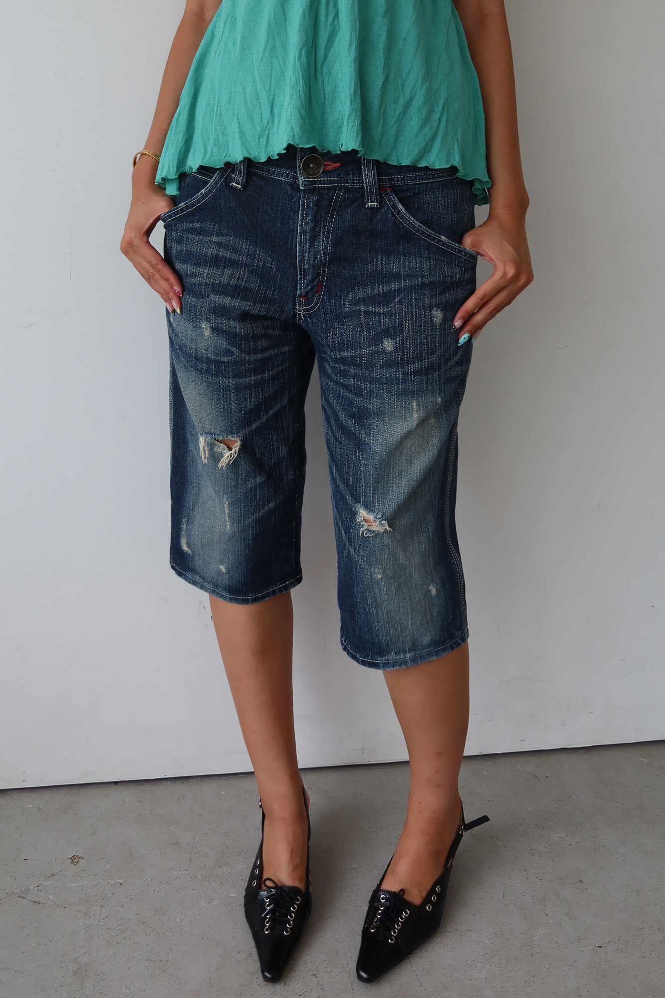 edwin | distressed jeans
