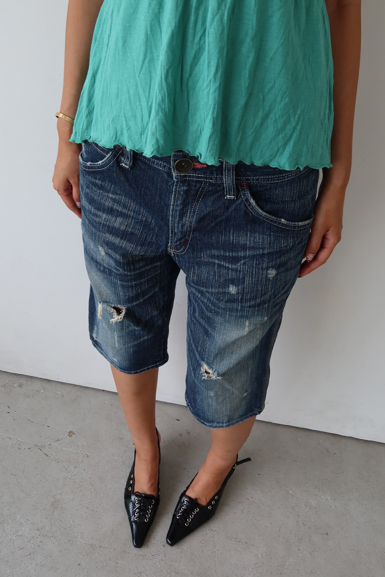 edwin | distressed jeans