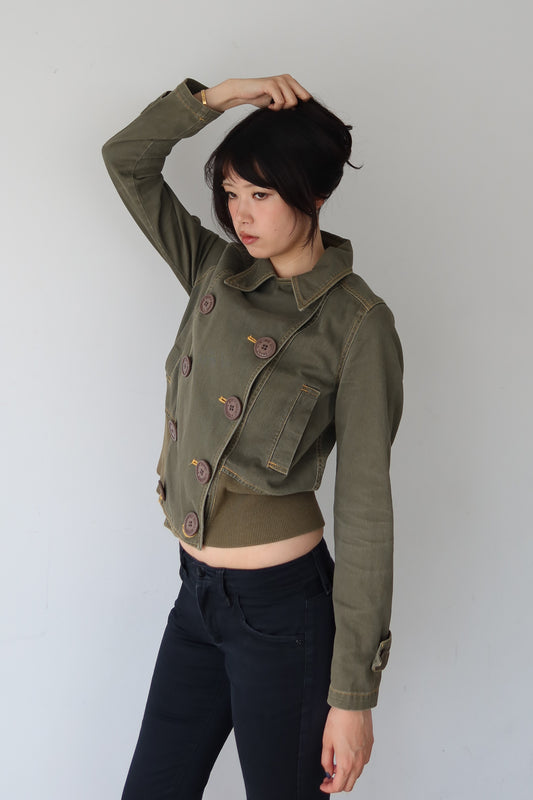 tommy girl | khaki military jacket