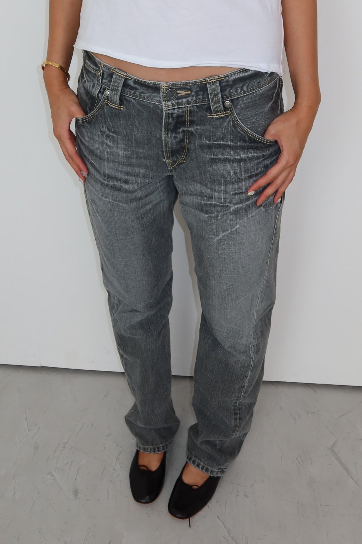 levi's engineered | grey jeans