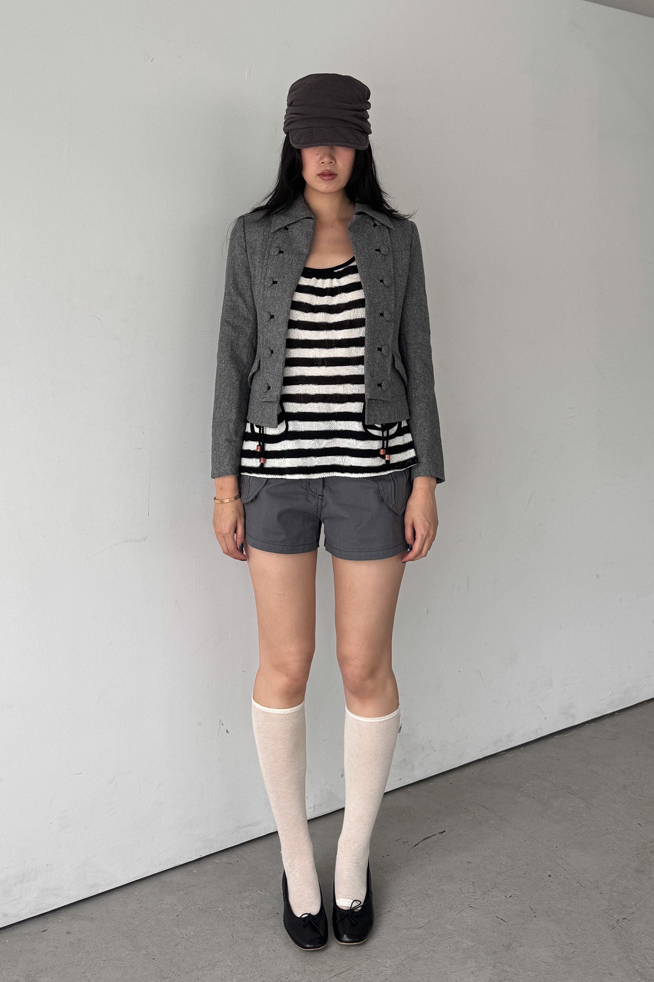 barneys | grey military jacket