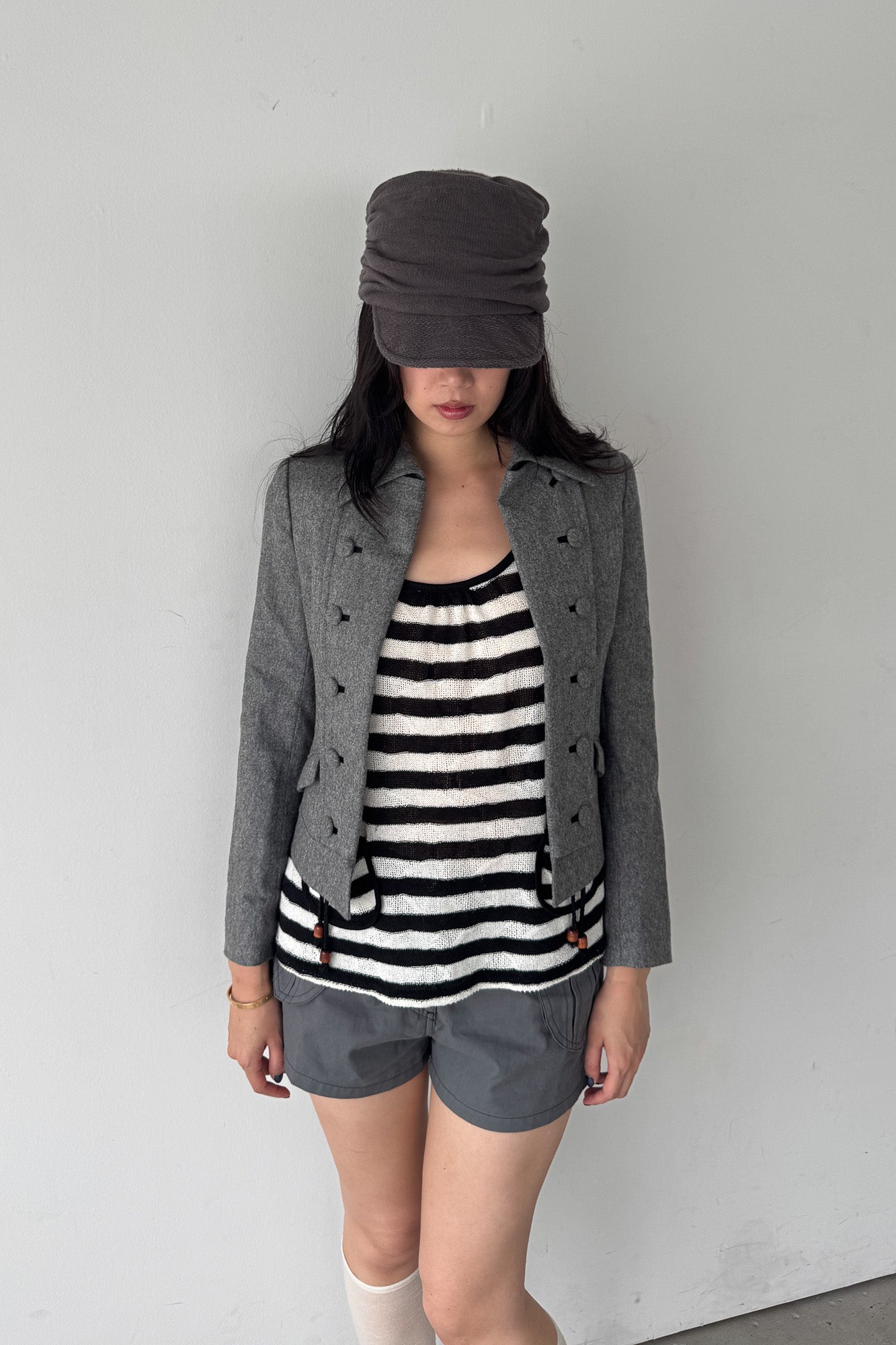 barneys | grey military jacket