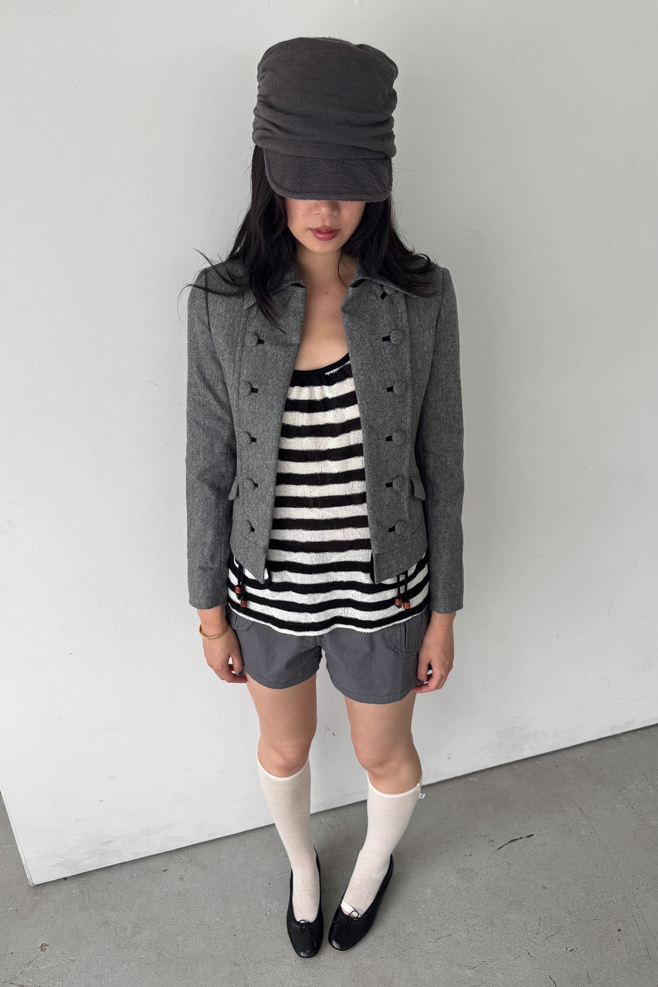 barneys | grey military jacket