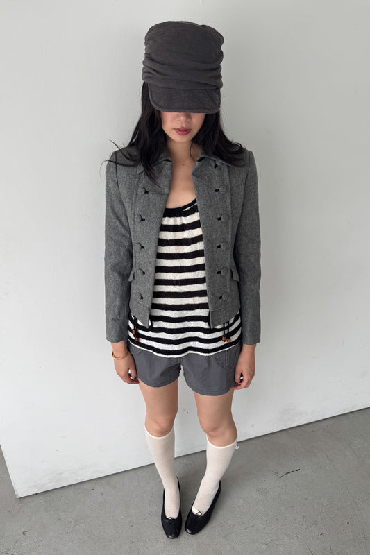 barneys | grey military jacket