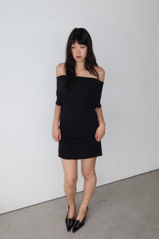 helmut lang | drapey off-shoulder top