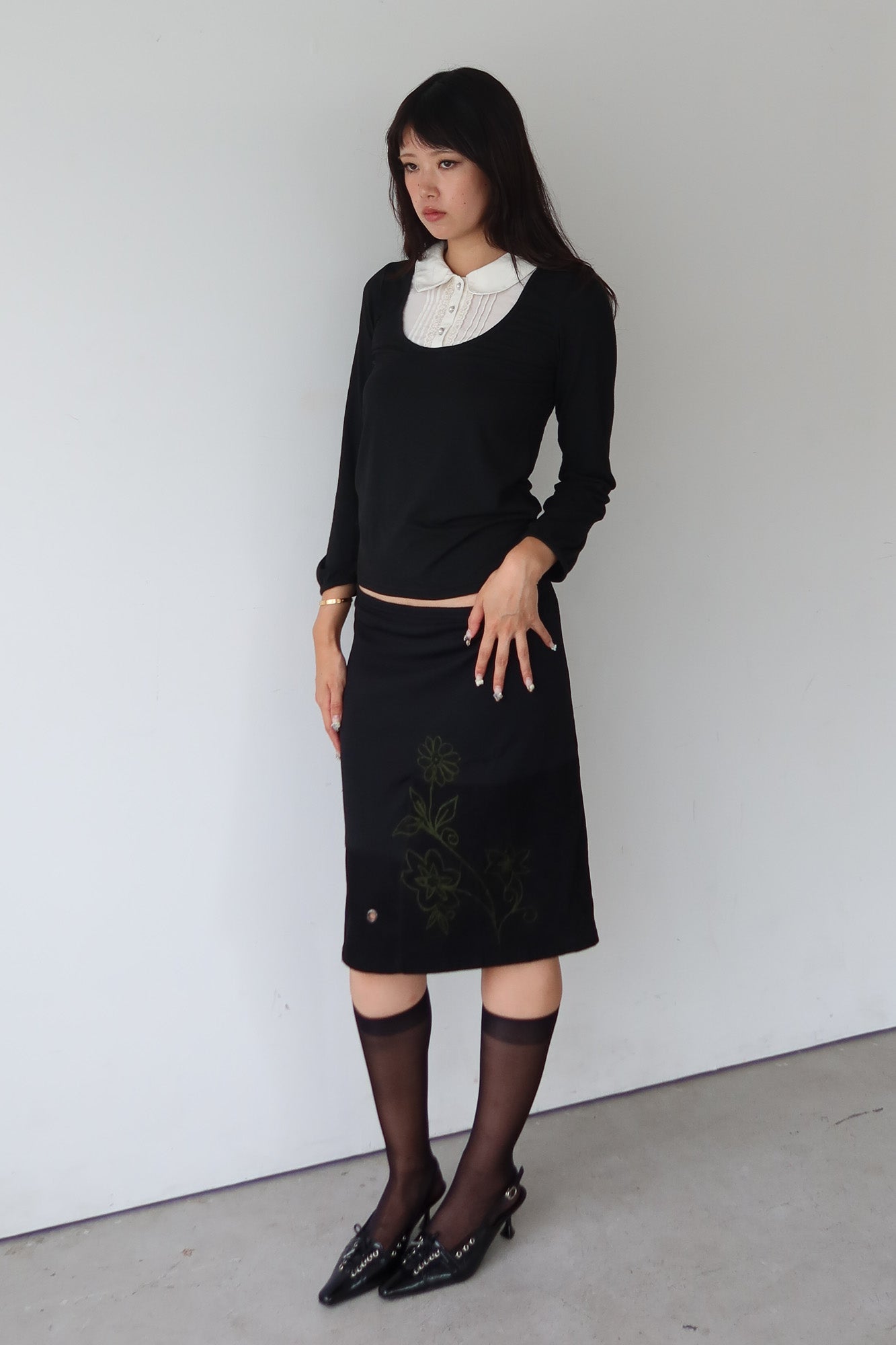 layered blouse top