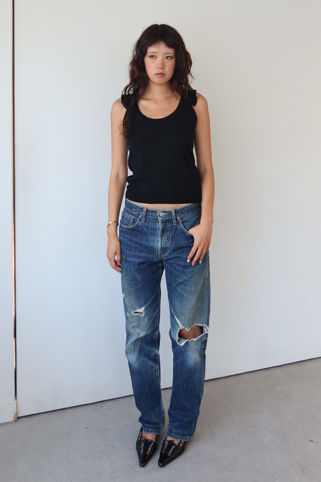 levi's | distressed jeans