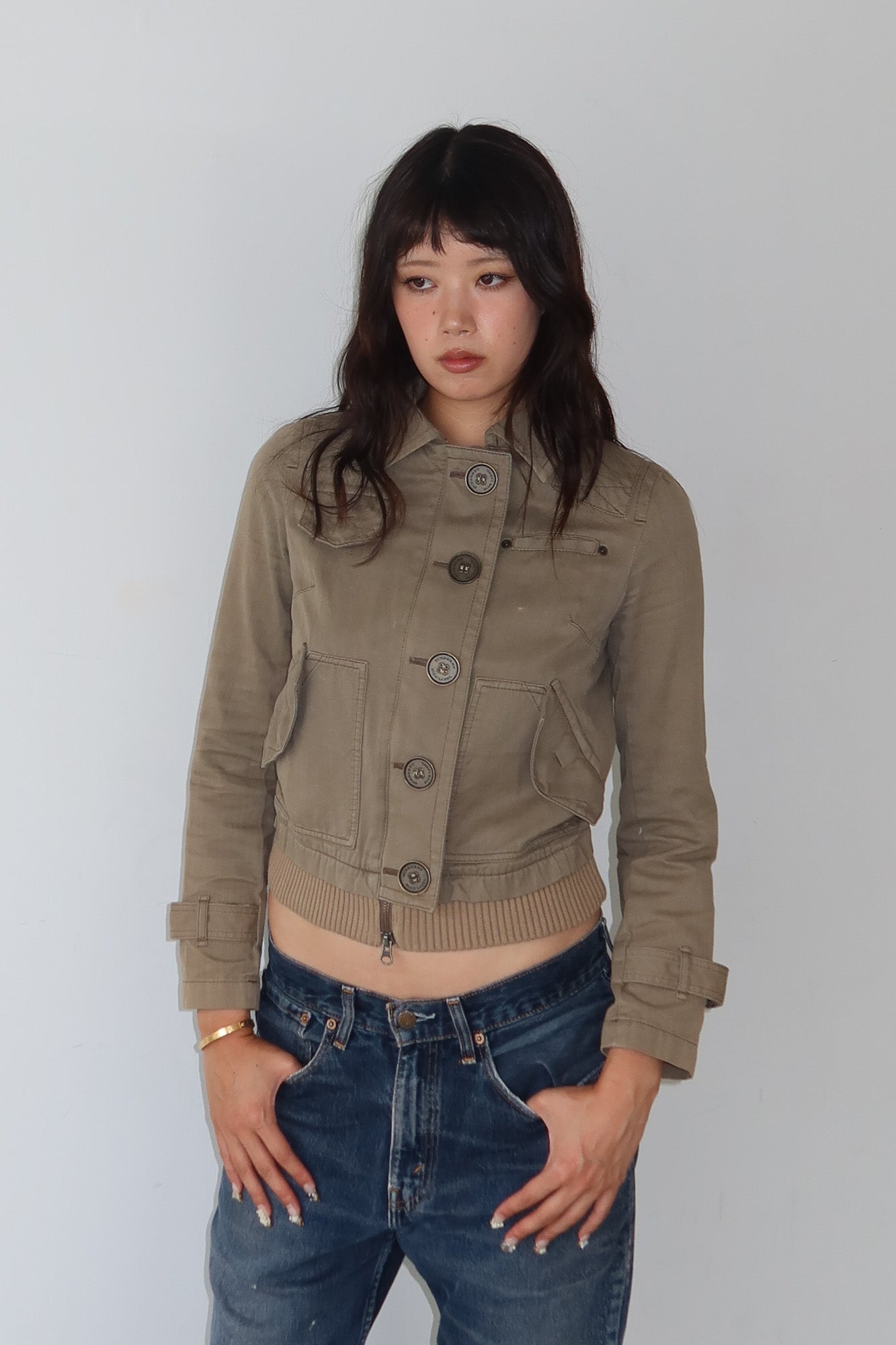 burberry blue label | khaki jacket