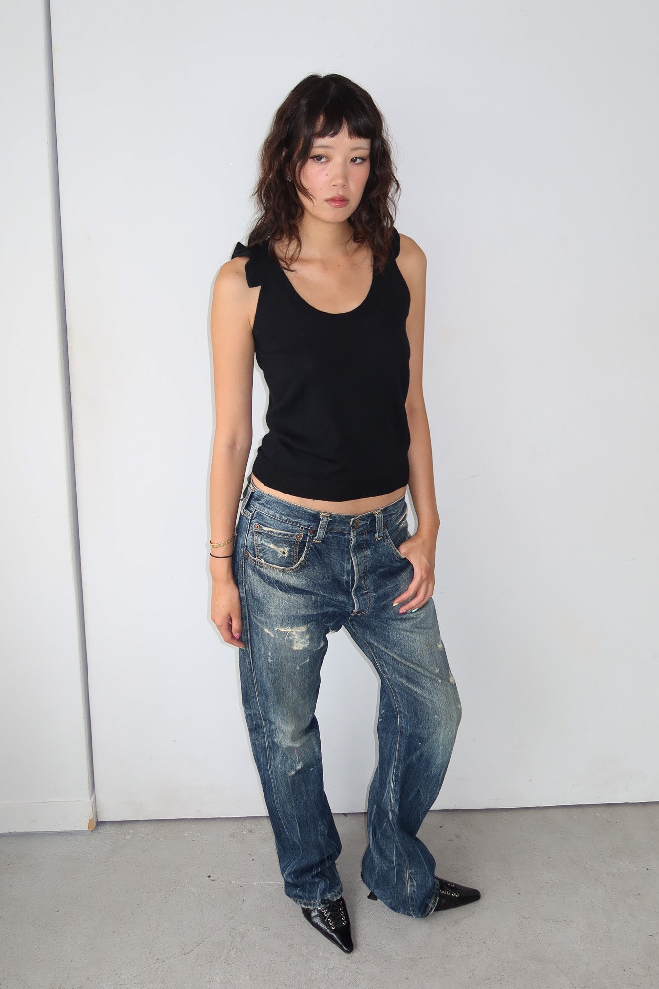chloé | wool ruffle top