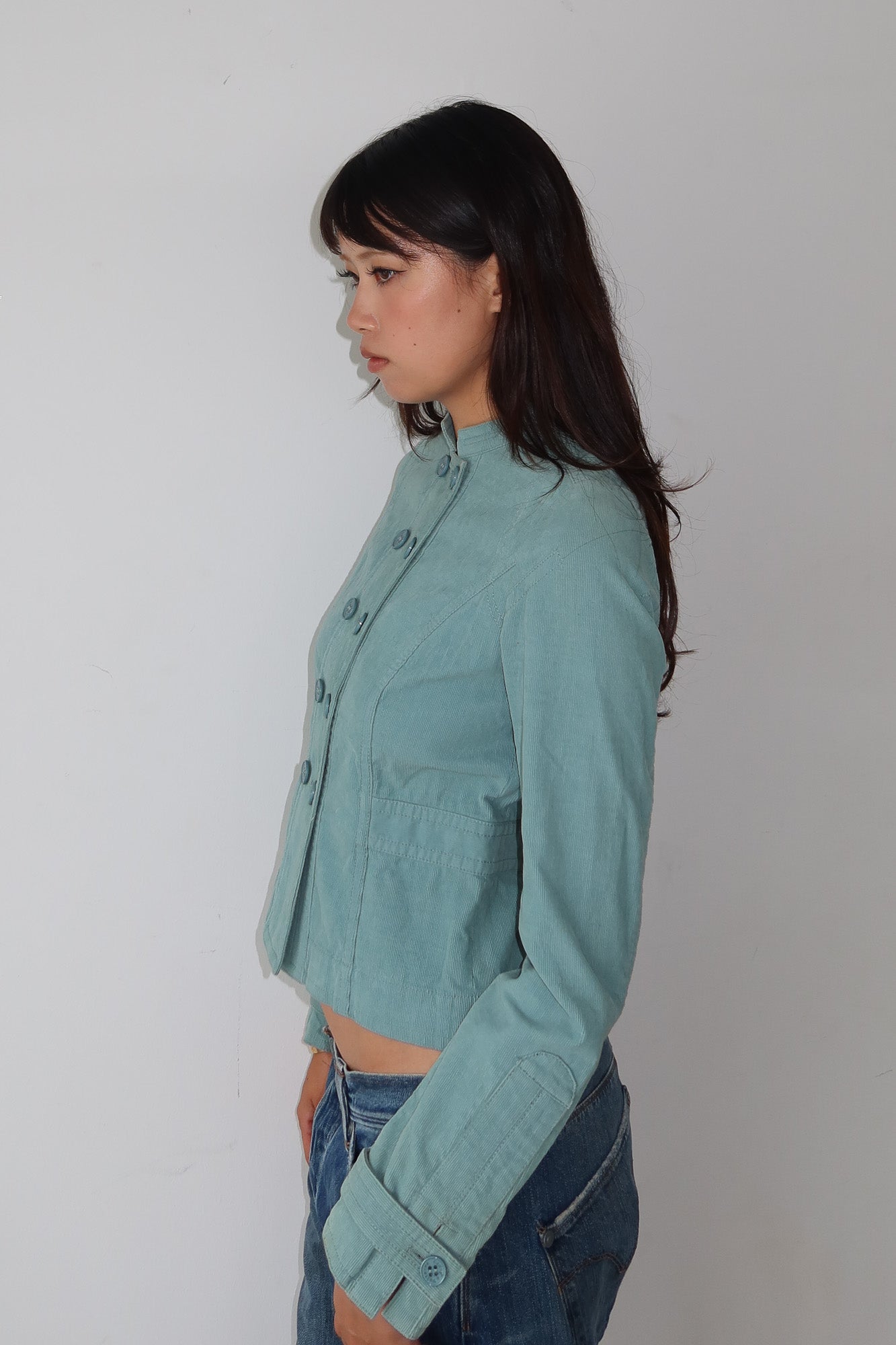 zadig & voltaire | turquoise military jacket