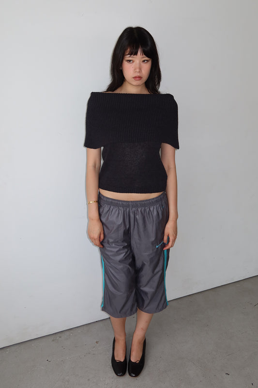 off-shoulder layered top