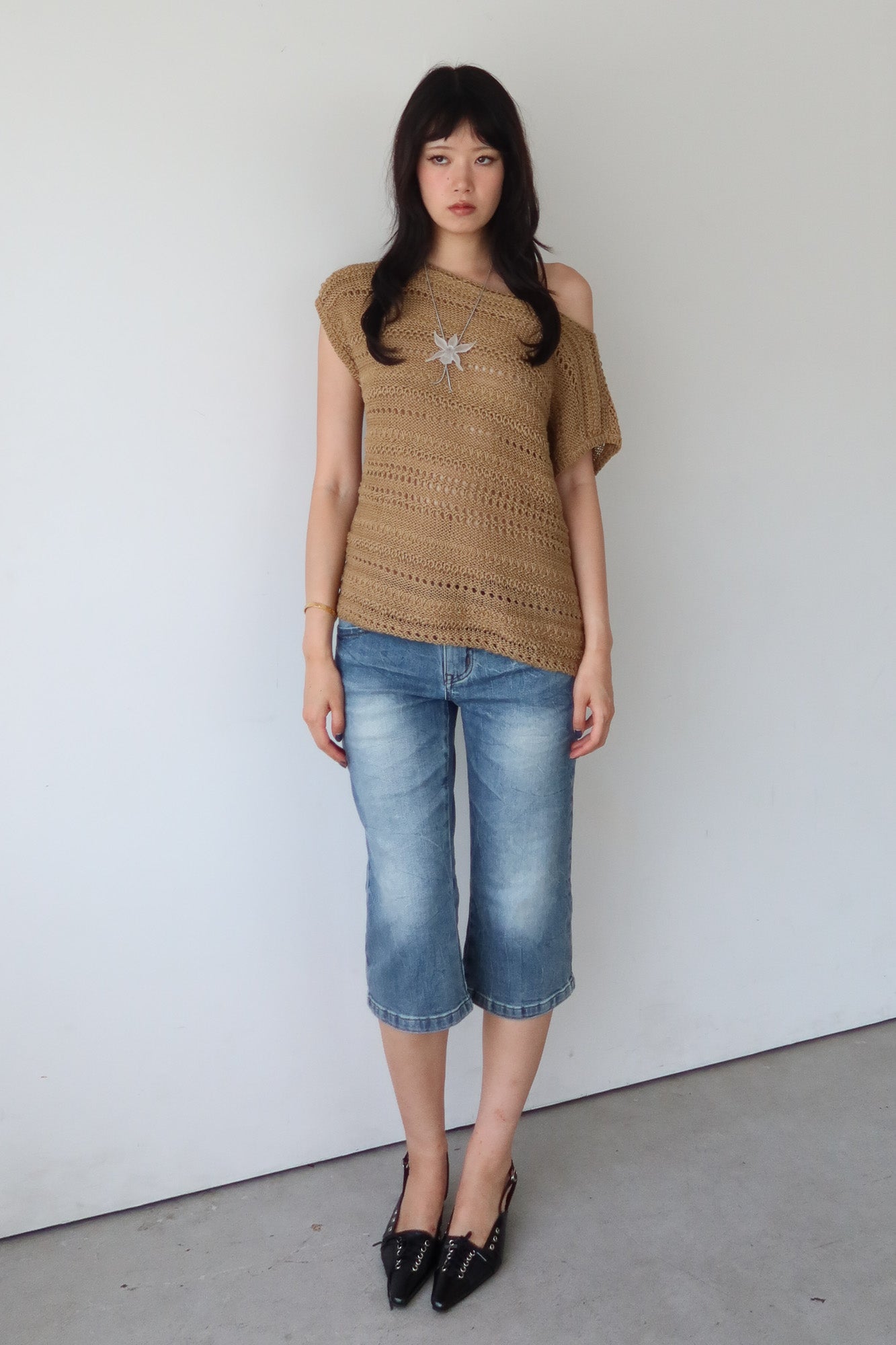ralph lauren | off-shoulder knit