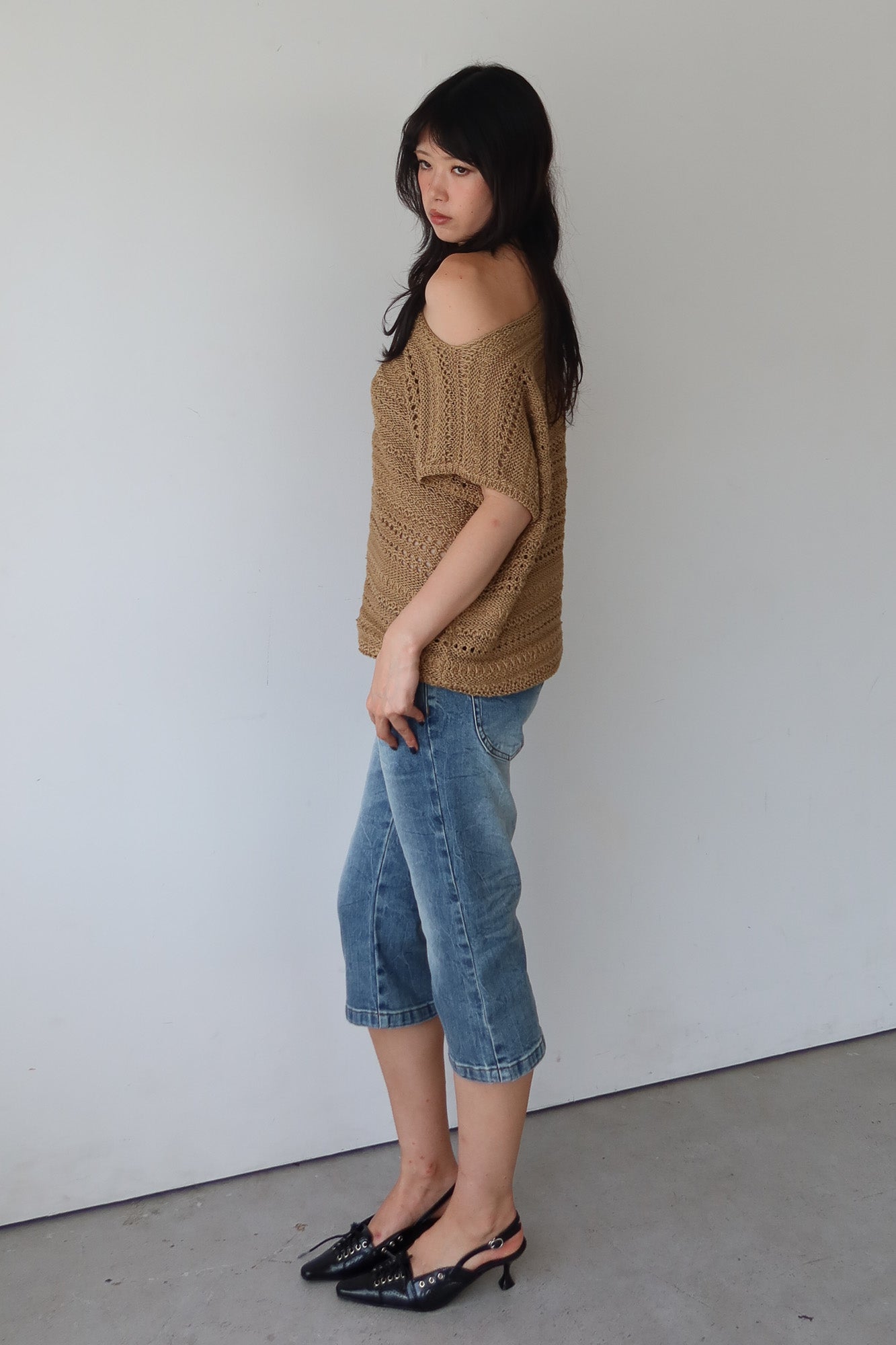 ralph lauren | off-shoulder knit