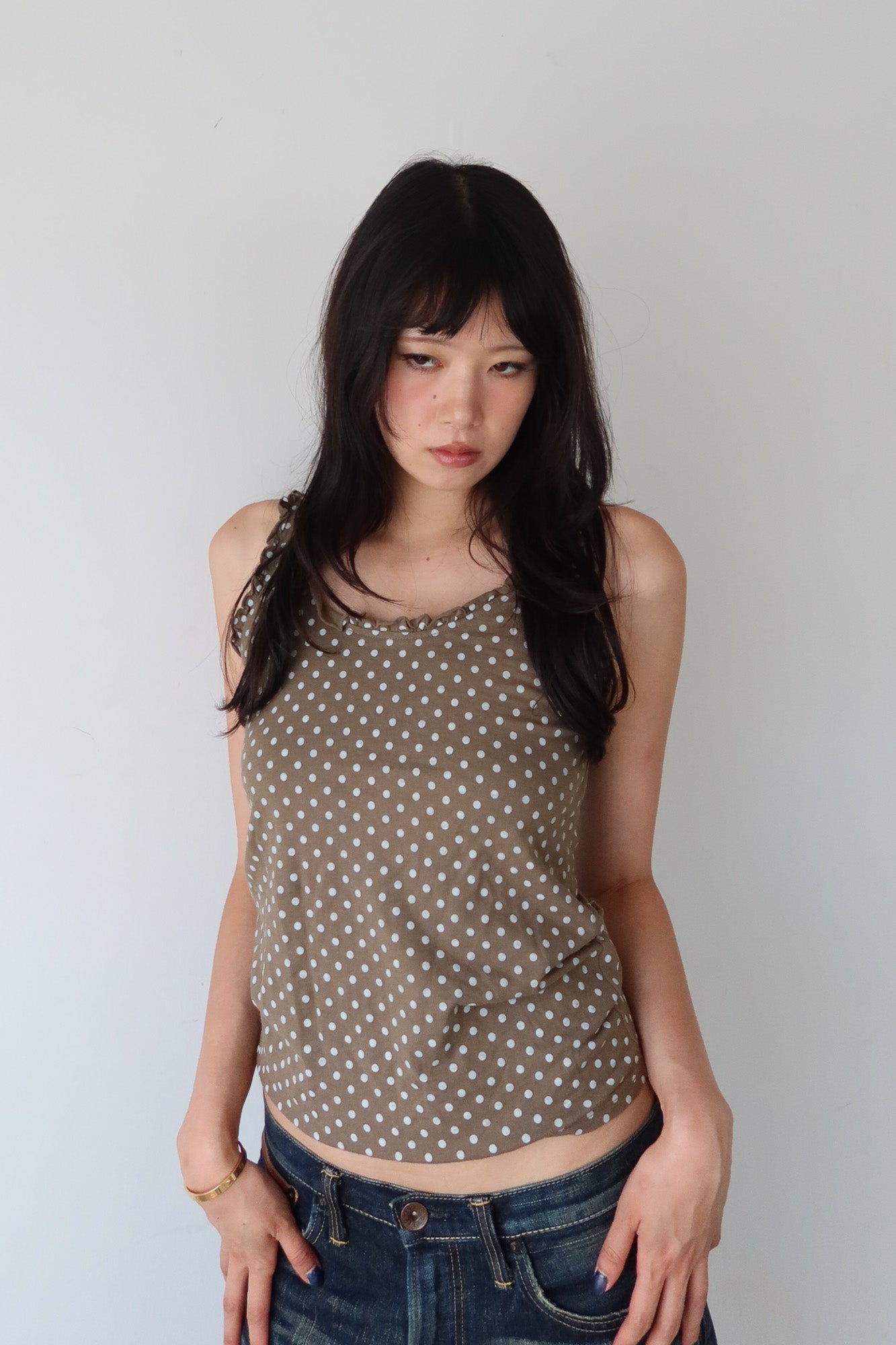 michael klein | polkadot tank top
