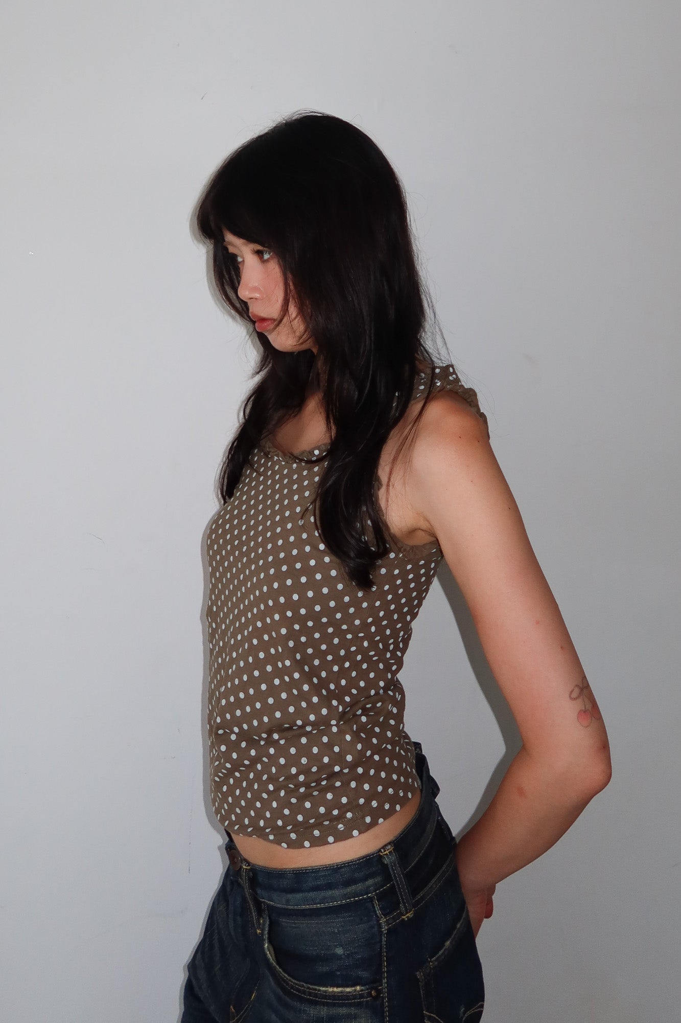 michael klein | polkadot tank top