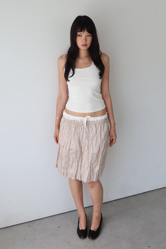 prada | double layer skirt