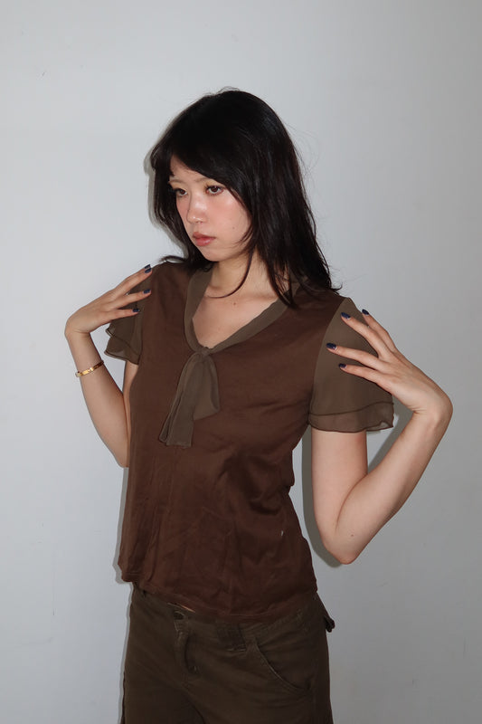 comme ca ism | ribbon top