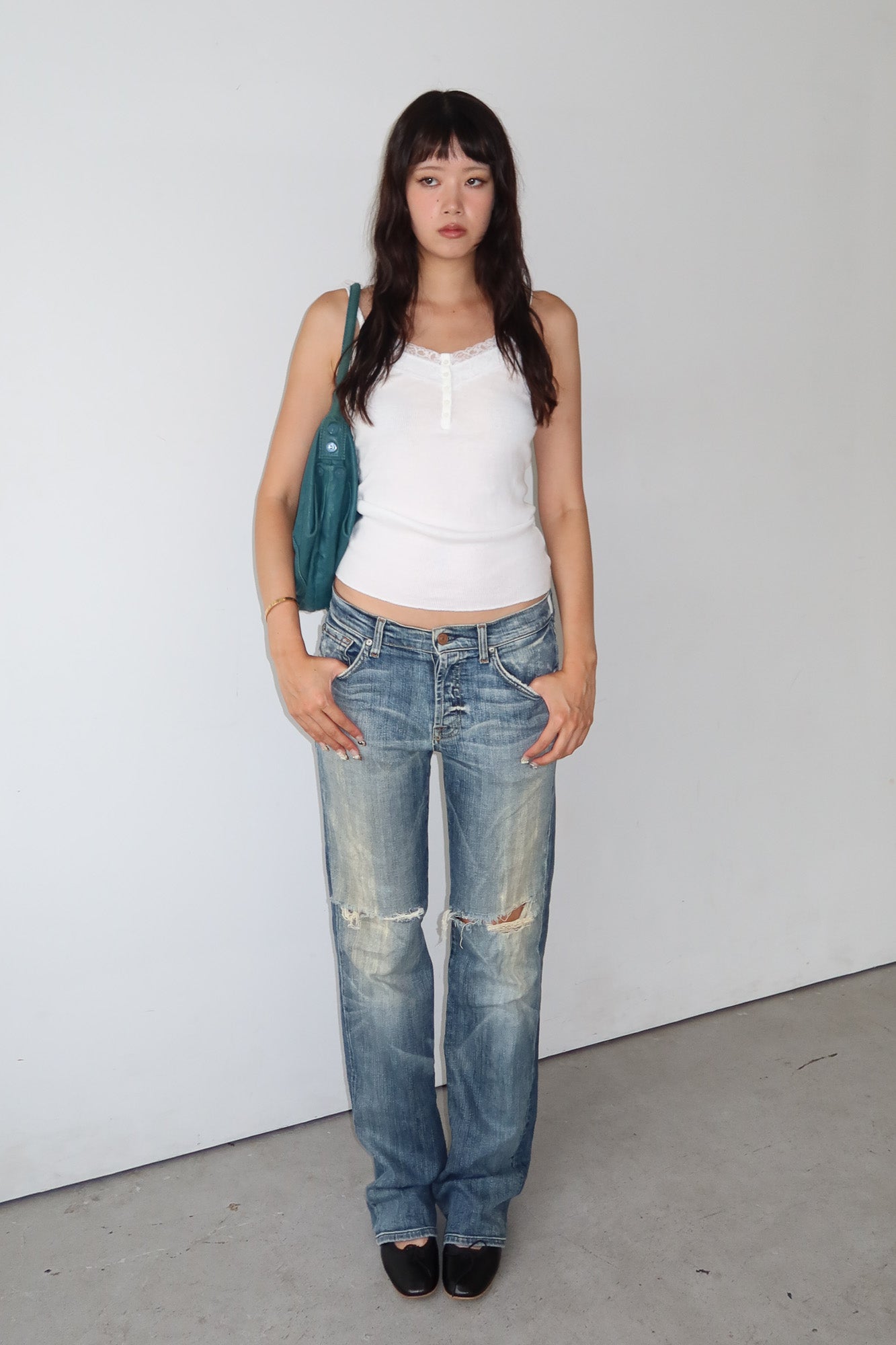 7 for all mankind | distressed jeans