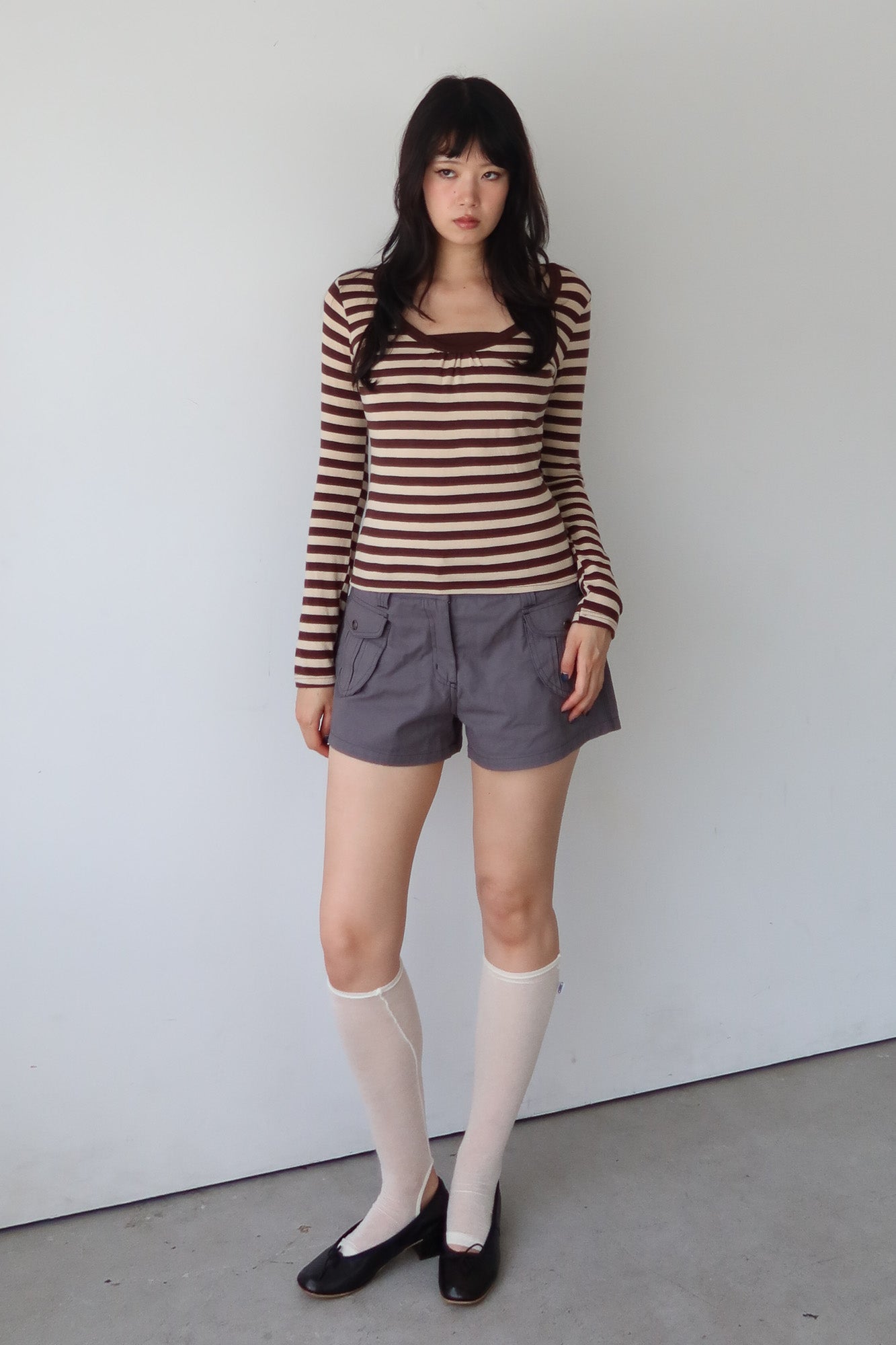stripe layered top