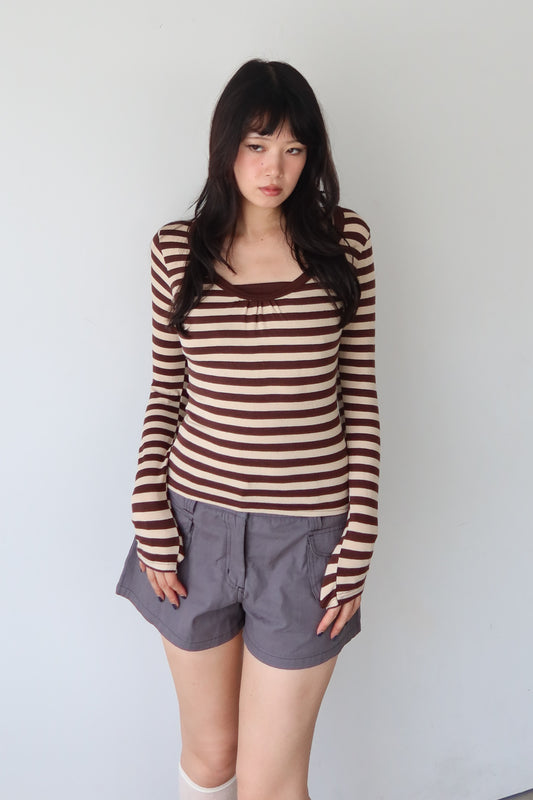 stripe layered top