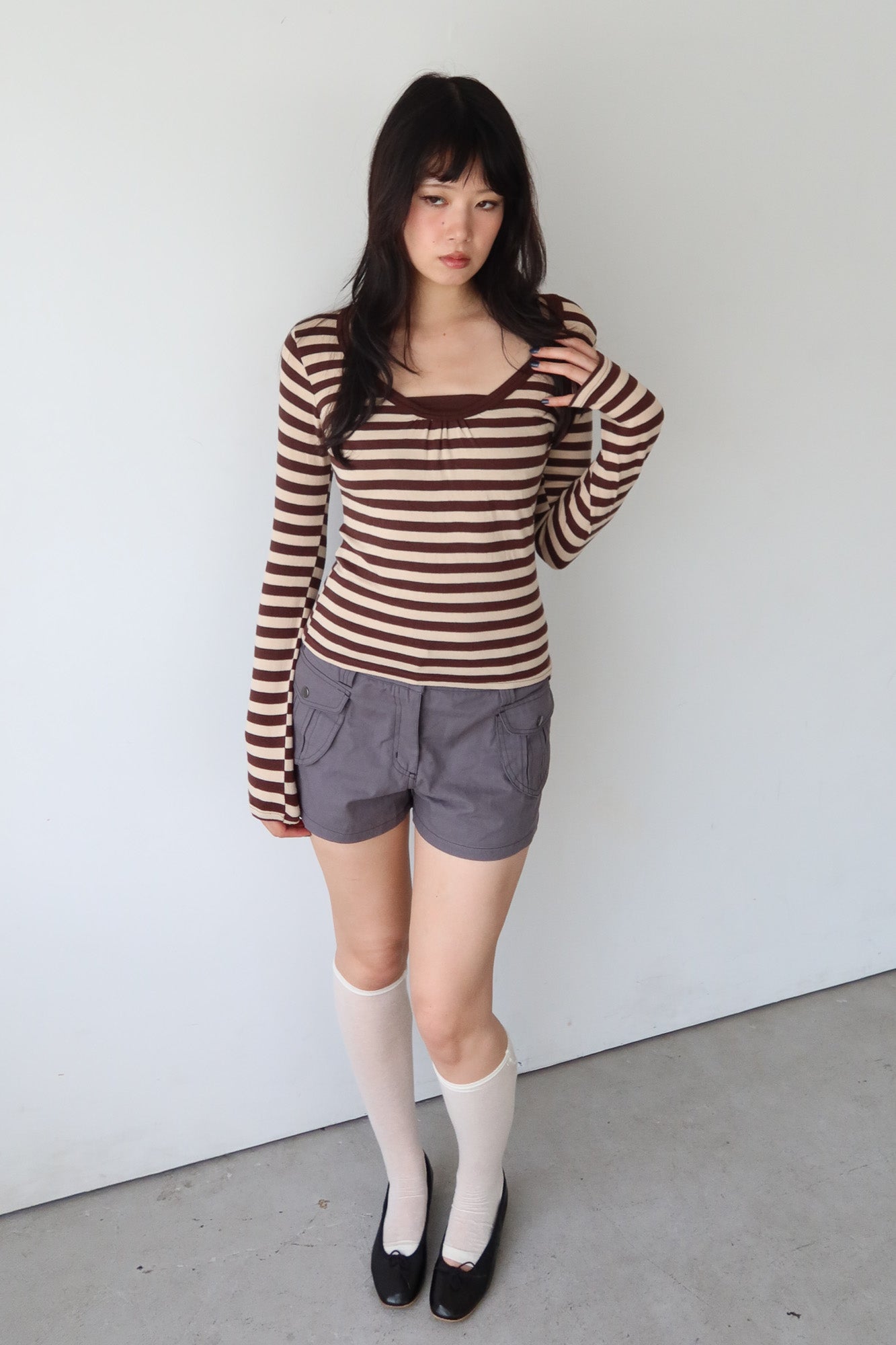 stripe layered top