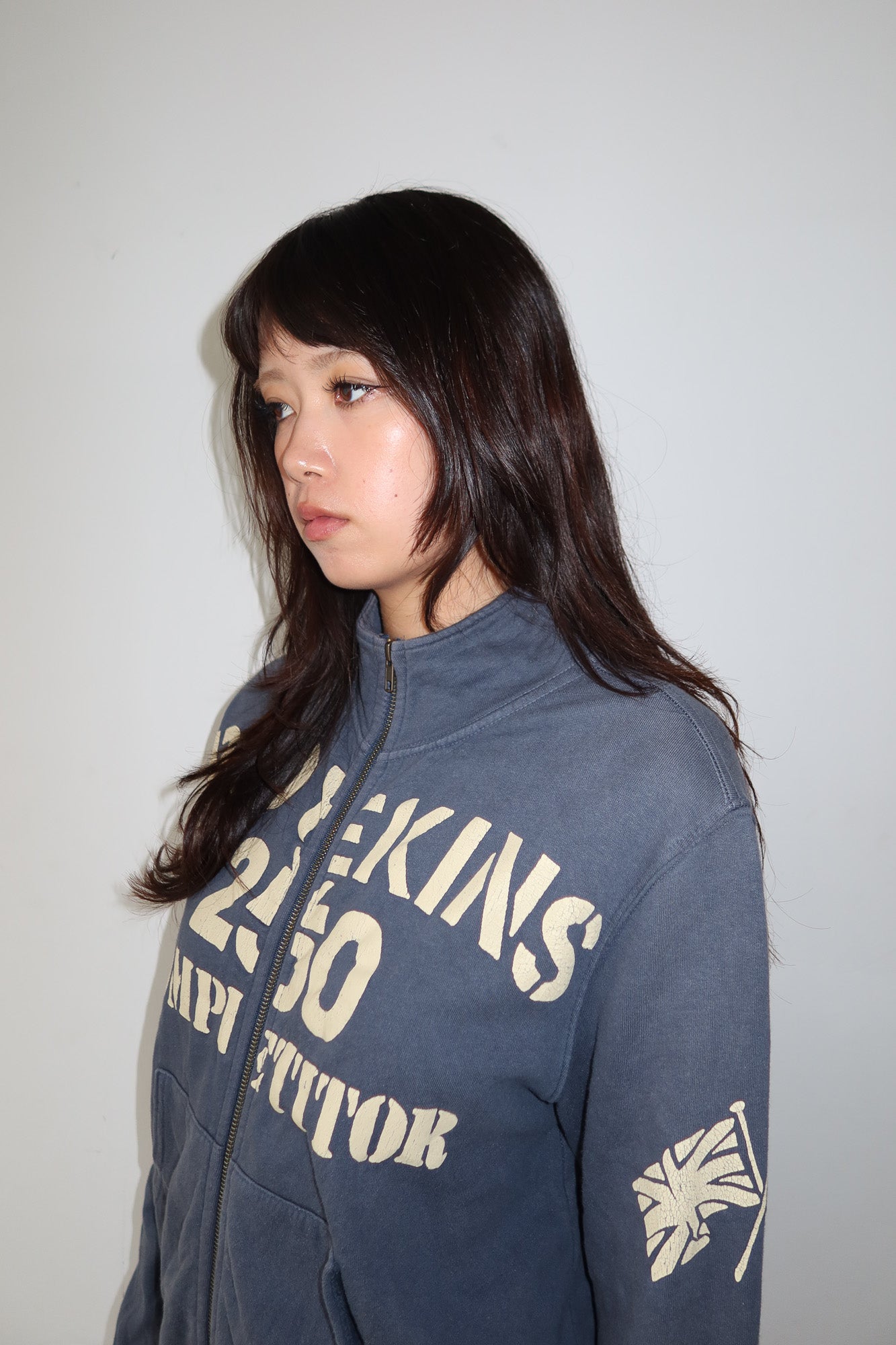 zip-up track jacket