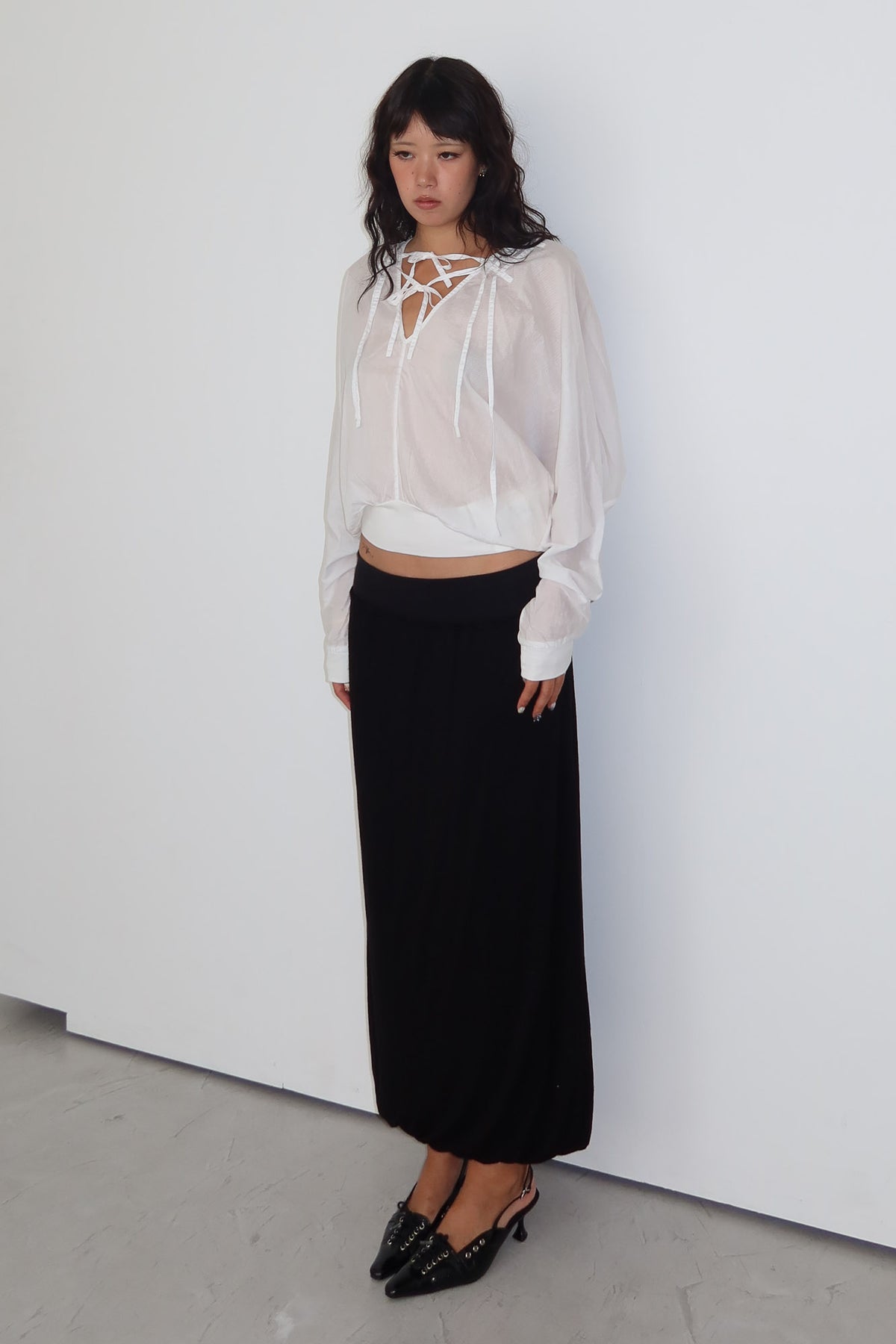 tsumori chisato | ribbon blouse