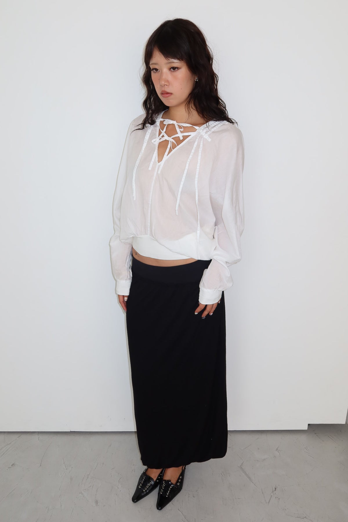 tsumori chisato | ribbon blouse