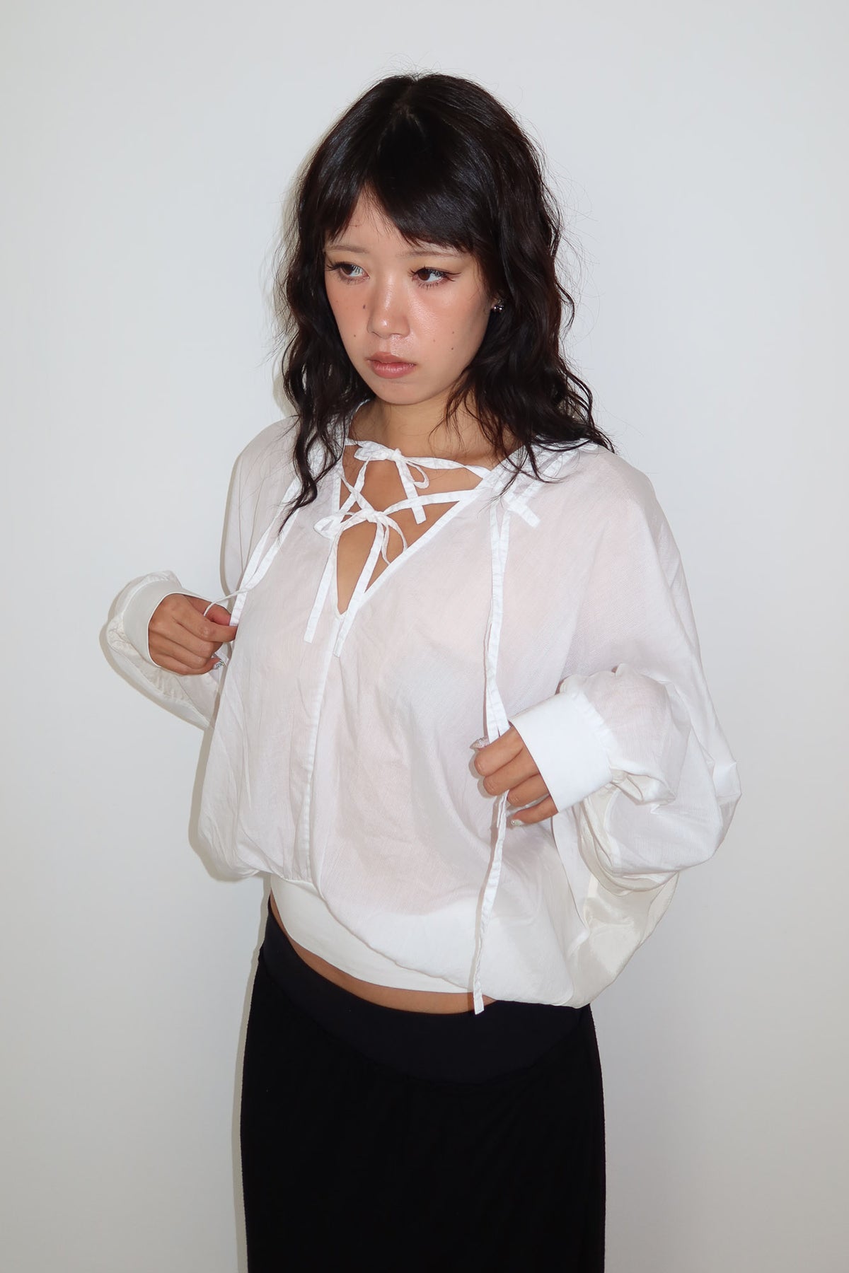 tsumori chisato | ribbon blouse