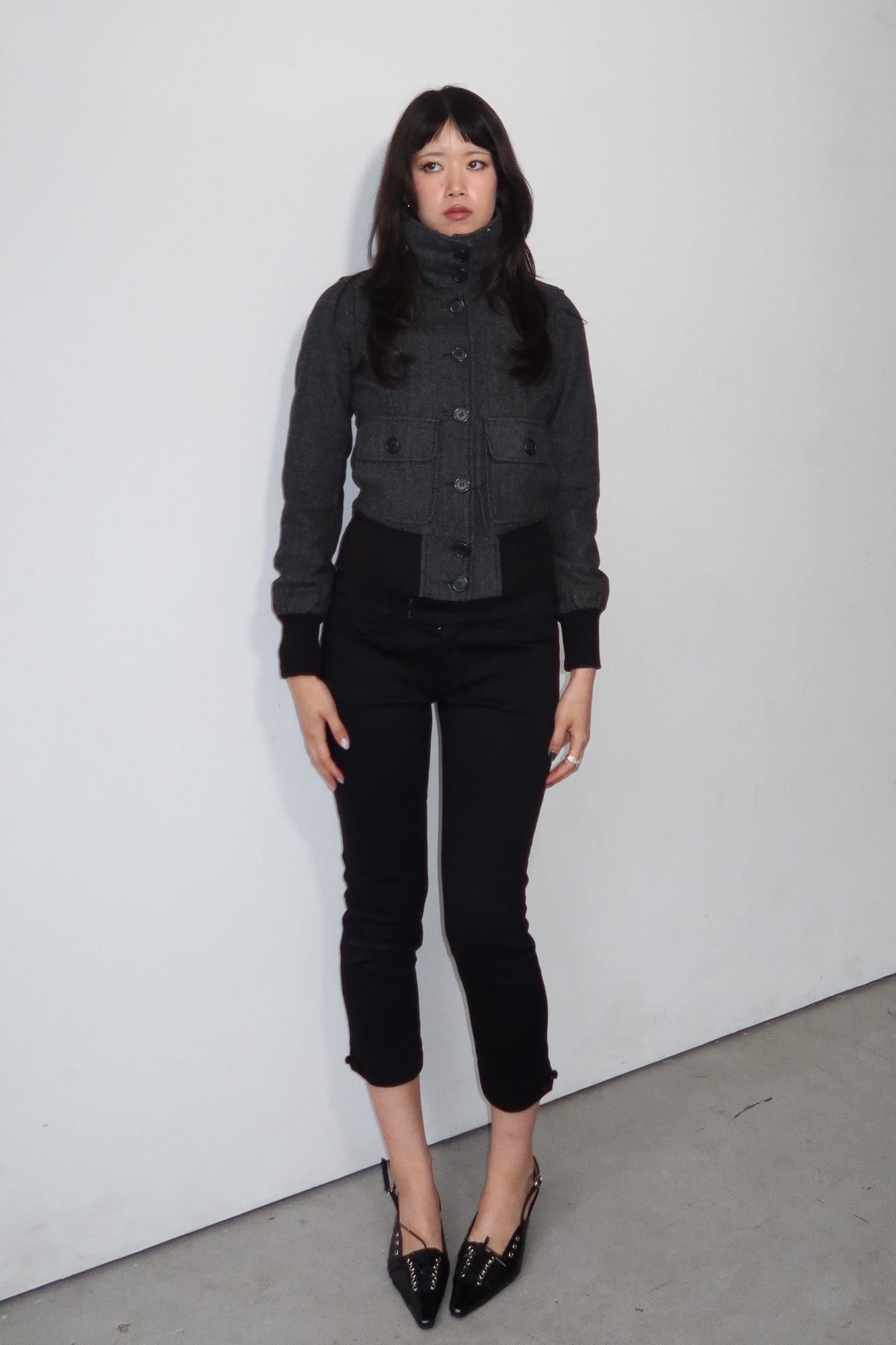 vivienne tam | capris with pankou detail