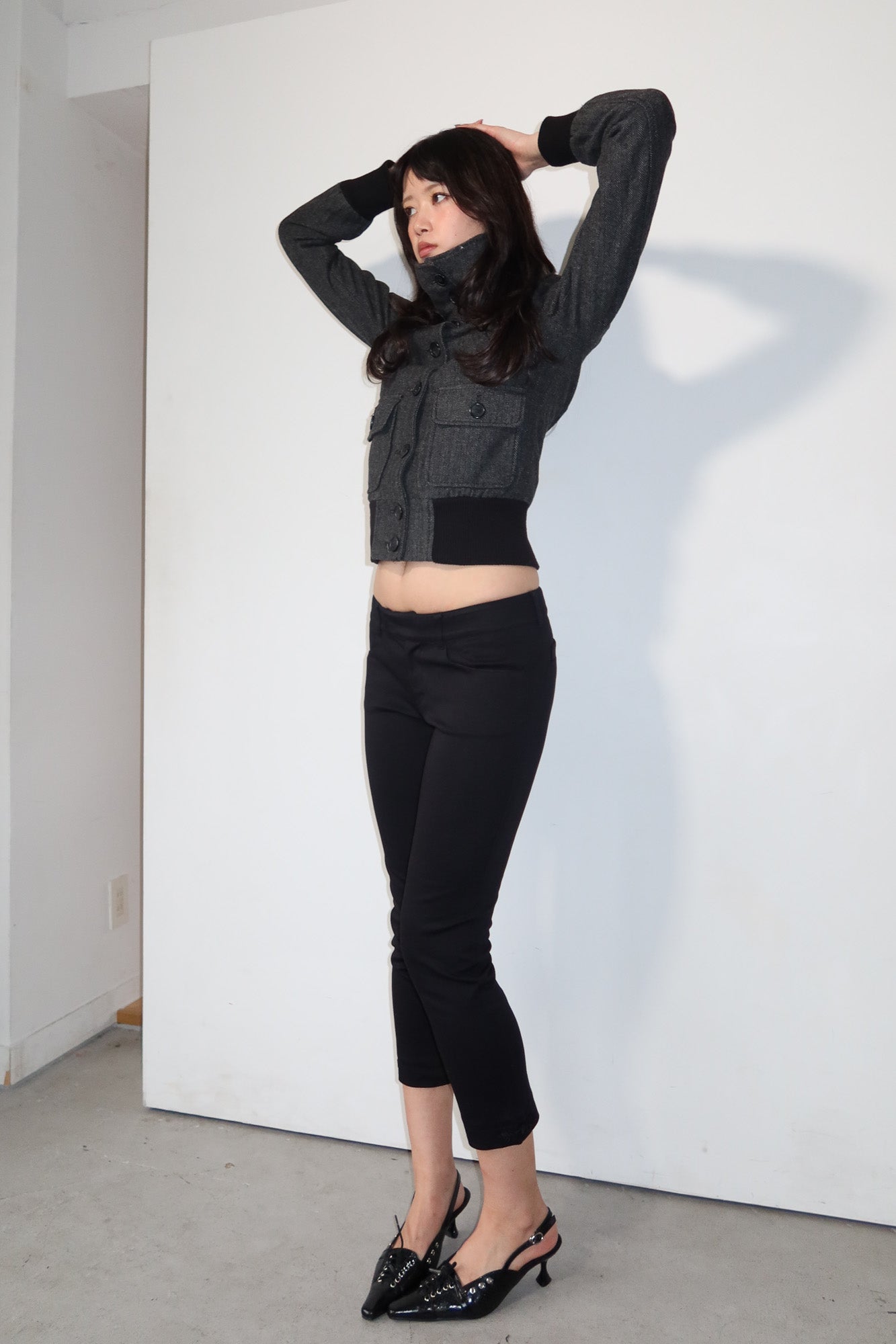 vivienne tam | capris with pankou detail
